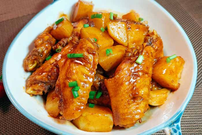可乐鸡翅土豆