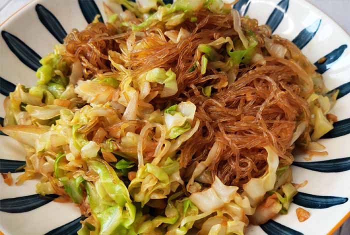 卷心菜炒粉丝