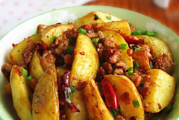 肉末香辣土豆